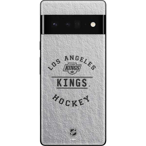 NHL Los Angeles Kings Black Text Google Pixel 6 Pro Skin